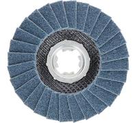 Bosch 1x EXPERT N475 Surface Conditioning Material X-LOCK Flap Discs (for Steel sheets, Stainless steel, Ø 115 mm, Very fine, Professional Accessory Small Angle Grinder)