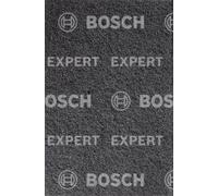 Bosch 1x EXPERT N880 Fleece Pad for Handsanding | for Steel sheets, Stainless steel, Ø 152x229 mm, Medium S, Professional Accessory Hand Sanding