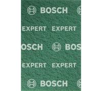Bosch 1x EXPERT N880 Fleece Pad for Handsanding | for Steel sheets, Stainless steel, Ø 152x229 mm, Very fine GP, Professional Accessory Hand Sanding