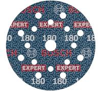 Bosch 1x EXPERT O780 Foil Sanding Disc, 125 mm (for Hardwood, Paint on wood, Ø 125 mm, Grit 180, Professional Accessory Random Orbital Sander)