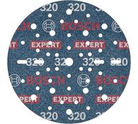 Bosch 1x EXPERT O780 Foil Sanding Disc, 150 mm (for Hardwood, Paint on wood, Ø 150 mm, Grit 320, Professional Accessory Random Orbital Sander)