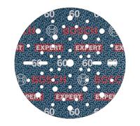 Bosch 1x EXPERT O780 Foil Sanding Disc, 150 mm (for Hardwood, Paint on wood, Ø 150 mm, Grit 60, Professional Accessory Random Orbital Sander)