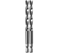 Bosch 1x EXPERT Power Change Plus Pilot Drill Bit, HSS-G 7.15 x 105 mm (for Metal pipes and profiles, Plastics, Ø 7,15 mm, Professional Accessory Rotary Drill/Drivers) (Pack of 2)