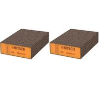 Bosch 1x EXPERT S471 Standard Blocks (for Paint on wood, Softwood, Ø 69 x 97 x 26 mm, Professional Accessory Hand Sanding) (Pack of 2)