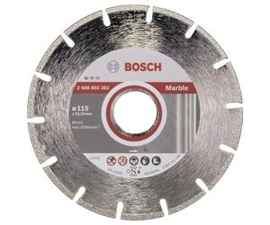 Bosch 1x Marble Diamond Cutting Discs, Bore 22.23 mm | for Marble, Soft stone, Ø 115 mm, Professional Accessory Small Angle Grinder