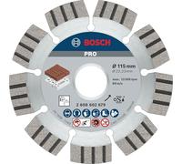 Bosch 1x PRO Abrasive Diamond Cutting Disc for Small Angle Grinders (for Lime and sand bricks, Brick, Ø 115 mm, Professional Accessory Small Angle Grinder)