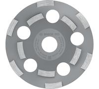 Bosch 1x PRO Abrasive Grinding Head for Concrete Grinders, Bore 22.23 mm | for Lime and sand bricks, Brick, Ø 125 mm, Professional Accessory Concrete Grinder