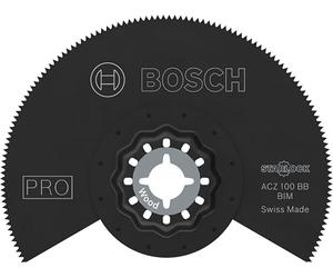 Bosch 1x PRO ACZ 100 BB Segment Blade | for Solid Laminate Vinyl, PVC, Wood with nails, Ø 100 mm, Professional Accessory Multitool