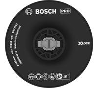Bosch 1x PRO Backing Pad for Small Angle Grinders, X-Lock, Hard (Ø 125 mm, Professional Accessory Small Angle Grinder)