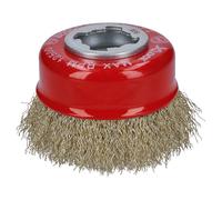 Bosch PRO X Lock Crimped Brass Wire Cup Brush 75mm X-Lock