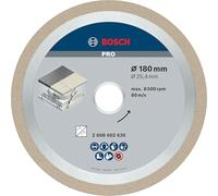 Bosch 1x PRO Ceramic Diamond Cutting Disc for Bore 25.4 and Tile Cutters (for Tiles, Hard tiles, Ø 180 mm, Professional Accessory Table Saw)