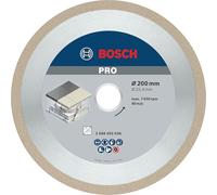 Bosch 1x PRO Ceramic Diamond Cutting Disc for Bore 25.4 and Tile Cutters (for Tiles, Hard tiles, Ø 200 mm, Professional Accessory Table Saw)