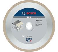 Bosch 1x PRO Ceramic Diamond Cutting Disc for Bore 25.4 and Tile Cutters (for Tiles, Hard tiles, Ø 230 mm, Professional Accessory Table Saw)