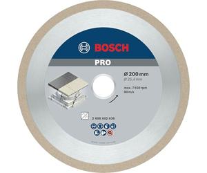 Bosch 1x PRO Ceramic Diamond Cutting Disc for Tile Cutters, Bore 25.4 mm | for Tiles, Hard Ceramic Tiles, Ø 200 mm, Professional Accessory Table Saw