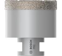 Bosch 1x PRO Ceramic dry Core Cutter, Bore 14 | for Tiles, Hard Ceramic Tiles, Ø 57 mm, Professional Accessory Small Angle Grinder
