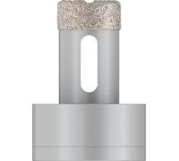 Bosch 1x PRO Ceramic dry Core Cutter, X-Lock | for Tiles, Hard Ceramic Tiles, Ø 22 mm, Professional Accessory Small Angle Grinder