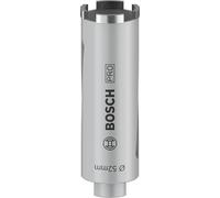 Bosch 1x PRO Core Cutter dry for Diamond Drills, G 1/2-Inch | for Lime and sand bricks, Brick, Ø 52 mm, Professional Accessory Diamond Drill
