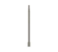 Bosch 1x PRO Hex 19-4C Flat Chisel, Shank with Turned Down Collar (for Concrete, Brick, Ø mm, Professional Accessory Demolition Hammer)