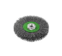 Bosch 1x PRO Inox Clean Wire Wheel Crimped Wire f. Large Grinders M14 | for Non-ferrous metals, Steel, Ø 115 mm, Professional Accessory Small Angle Grinder