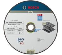 Bosch 1x PRO Inox/Metal Bonded Cut Disc Long Life f. Large Grinders 22.23mm | for Steel, Stainless steel, Ø 230 mm, Professional Accessory Large Angle Grinder