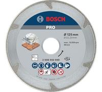 Bosch 1x PRO Marble Diamond Cutting Disc, Bore 22.23 mm | for Soft stone, Marble, Ø 125 mm, Professional Accessory Small Angle Grinder
