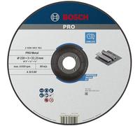 Bosch 1x PRO Metal Bonded Cut Disc f. Large Grinders 22.23mm, oSa | for Steel, Ø 230 mm, Professional Accessory Large Angle Grinder