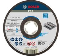 Bosch 1x PRO Metal Bonded Cutting Disc, X-Lock | for Steel, Ø 115 mm, Professional Accessory Small Angle Grinder