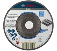 Bosch 1x PRO Metal Bonded Grinding Disc, Bore 16 mm, oSa | for Steel, Ø 100 mm, Professional Accessory Small Angle Grinder