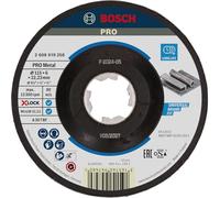 Bosch 1x PRO Metal Bonded Grinding Disc, X-Lock | for Steel, Ø 115 mm, Professional Accessory Small Angle Grinder