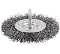Bosch 1x PRO Metal Clean Wire Wheel Crimped Wire, Cylindrical Shank