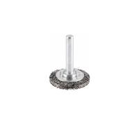 Bosch 1x PRO Metal Clean Wire Wheel Crimped Wire, Cylindrical Shank | for Steel, Non-ferrous metals, Ø 30 mm, Professional Accessory Drill Driver