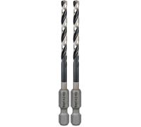 Bosch 1x PRO Metal HSS-G Impact Twist Drill Bit (for Non-Ferrous Metals, Steel, Ø 4,00 mm, Professional Accessory Impact Drill/Driver, Drill Drivers) (Pack of 2)