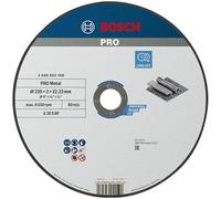 Bosch 1x PRO Metal Longlife Cutting Disc for Large Angle Grinder and Bore 22.23 mm (for Steel, Ø 230 mm, Professional Accessory Large Angle Grinder)