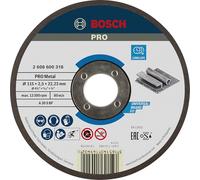 Bosch 1x PRO Metal Longlife Cutting Disc for Small Angle Grinder and Bore 22.23 mm (for Steel, Ø 115 mm, Professional Accessory Small Angle Grinder)