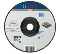 Bosch 1x PRO Metal Longlife Grinding Disc for Large Angle Grinder and Bore 22.23 mm (for Steel, Ø 180 mm, Professional Accessory Large Angle Grinder)