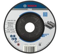 Bosch 1x PRO Metal Longlife Grinding Disc for Small Angle Grinder and Bore 22.23 mm (for Steel, Ø 125 mm, Professional Accessory Small Angle Grinder)