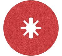 Bosch 1x PRO Metal R780 Fibre Sanding Disc for X-Lock (for Steel, Stainless steel, Ø 125 mm, Grit 60, Professional Accessory Small Angle Grinder)