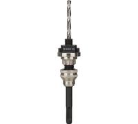 Bosch 1x PRO Q-Lock Arbor SDS Plus f. Hole Saw | for Metal pipes and profiles, Plastics, Length 100,00 mm, Professional Accessory Rotary Hammer