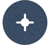 BOSCH 2608606730 115MM X 22MM P120 ZIRCONIA FIBRE SANDING DISCS FOR METAL