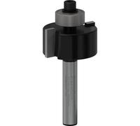 Bosch 1x PRO Router Bit Rabbeting | for Softwood, Hardwood, Ø 25.4 mm, Professional Accessory Plunge Routers, Trim Router