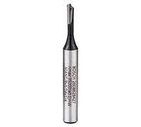 Bosch 1x PRO Router Bit Straight, One Flute | for Softwood, Plywood, Ø 3.2 mm, Professional Accessory Plunge Routers, Trim Router
