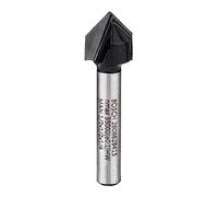 Bosch 1x PRO Router Bit V-Groove (for Softwood, Hardwood, Ø 12,7 mm, Professional Accessory Hand-Held Router, Trim Router)