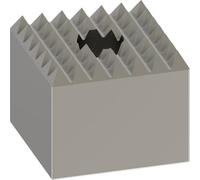 Bosch Professional D7 60x60 Mm Mouth Bushhammer Silver