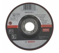 Bosch 1x PRO Semi-Flexible Bonded Grinding Disc, Bore 22.23 mm | for Steel, Stainless steel, Ø 125 mm, Professional Accessory Small Angle Grinder