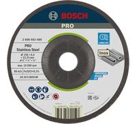 Bosch 1x PRO Stainless Steel Bonded Grinding Disc, Bore 22.23 mm | for Stainless steel, Ø 150 mm, Professional Accessory Small Angle Grinder