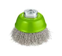 Bosch Professional Cup Brush 75mm, Crimped Wire, 0.3mm Inox - M14