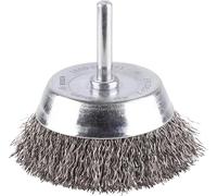 Bosch 1x PRO Steel Longlife Cup Brush, Crimped Wire for 6 mm Cylindrical Shank and Drill (Ø 70 mm, Professional Accessory Rotary Drill/Drivers)