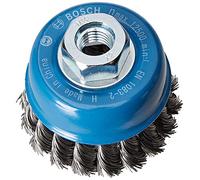 Bosch 1x PRO Steel Longlife Cup Brush, Knotted Wire for Small Angle Grinder and M14 Thread (for Steel, Ø 75 mm, Professional Accessory Small Angle Grinder)