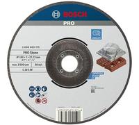 Bosch 1x PRO Stone Bonded Cut Disc f. Large Grinders 22.23mm | for Hollow brick building block, Marble, Ø 180 mm, Professional Accessory Large Angle Grinder