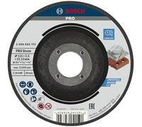 Bosch 1x PRO Stone Bonded Cutting Disc, Bore 22.23 mm | for Hollow brick building block, Marble, Ø 115 mm, Professional Accessory Small Angle Grinder